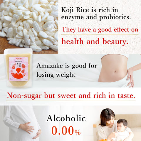 Organic Amazake Koji Rice Drink from Fermented White Rice 7.0oz-Non Alcoholic, Made in Japan 【MARUFUKU】 - Marufuku online